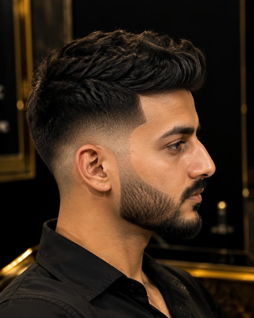 Fresh fade haircut